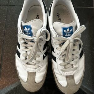 adidas White Black Blue Women's Sneakers